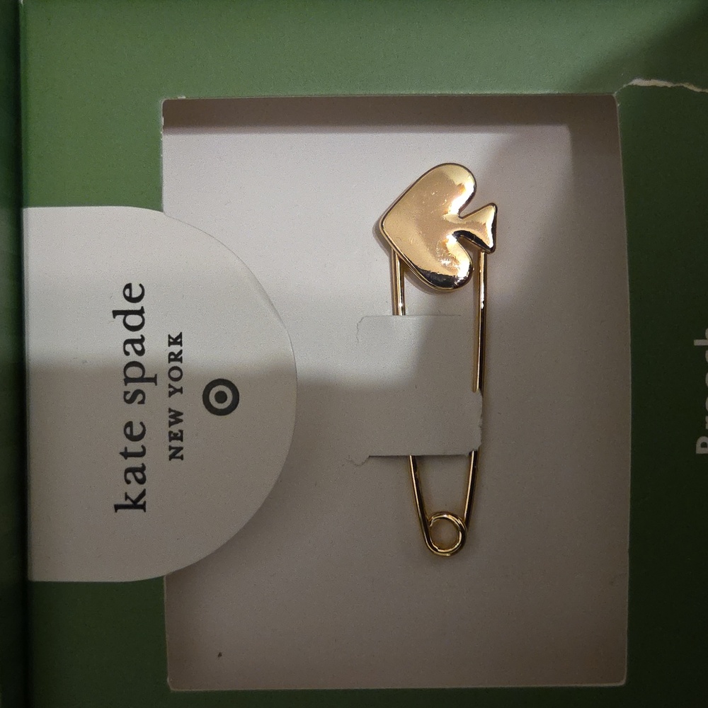 NEW Kate Spade Gold Minimalist Spade ♠️ Brooch